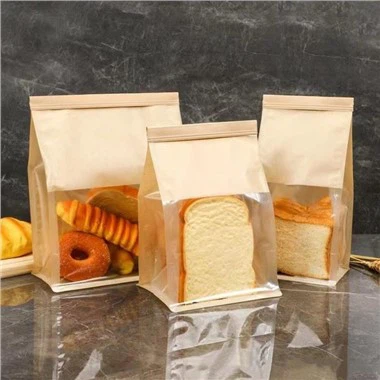 PL Bread Bag Resealable #3 28x21x11 Kraft 10s
